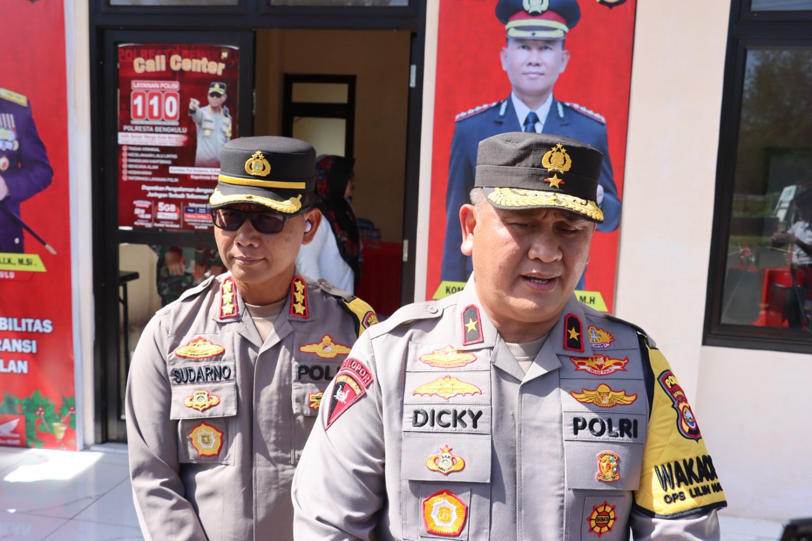 Wakapolda Bengkulu Kunjungi Pos Terpadu Nataru 2025–2026 di Pantai Panjang, Kapolresta Pastikan Kesiapan Pengamanan