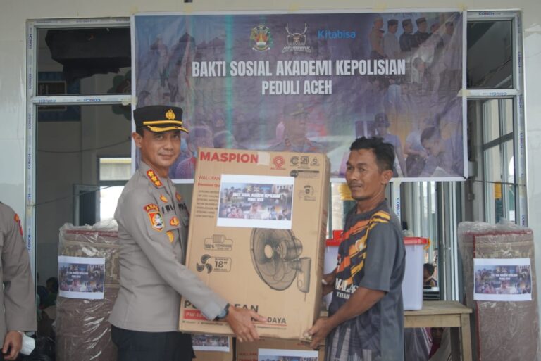 Tinjau Latsitardanus di Aceh Tamiang, Gubernur Akpol Pastikan Taruna Hadir Membantu Masyarakat