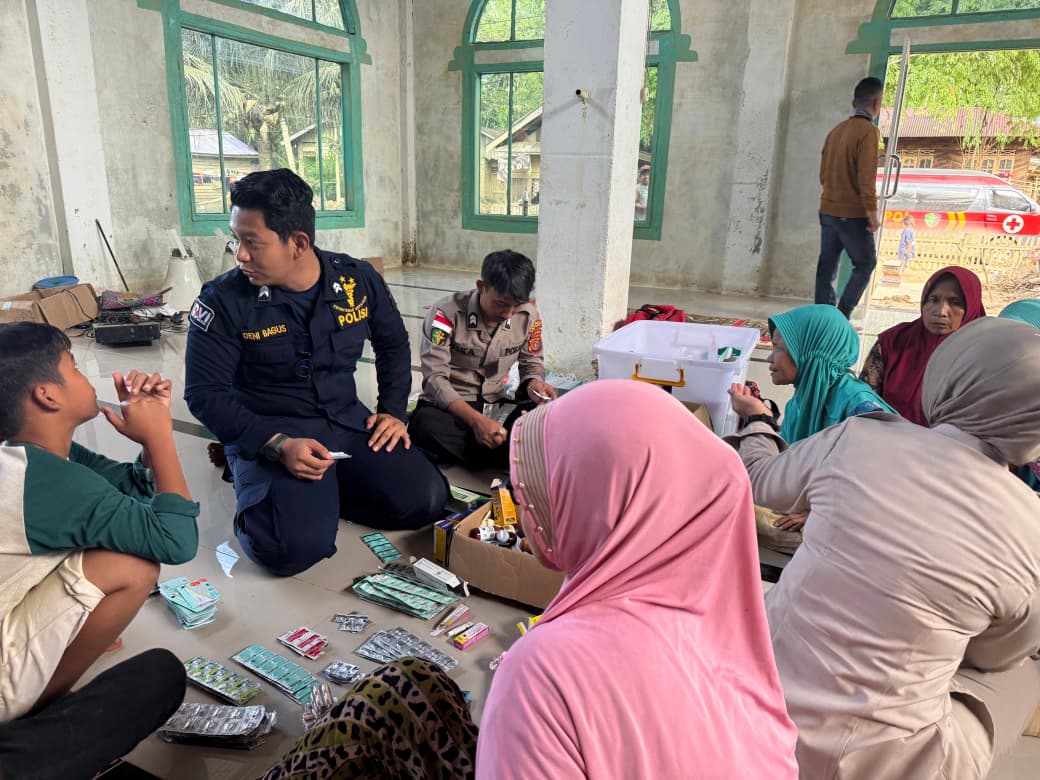 Tim Medis Polri Jangkau Korban Banjir Aceh Tamiang, Pulihkan Kesehatan dan Semangat Warga
