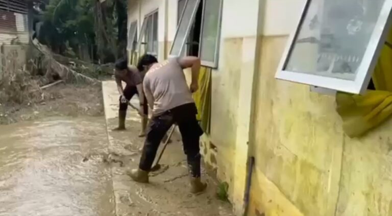 Polri Dampingi Pemulihan SDN 1 Tualang Cut Pascabanjir, Sekolah Siap Sambut Siswa 5 Januari 2026