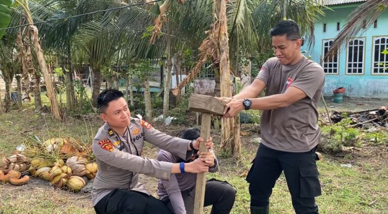 Mahasiswa STIK Angkatan 83 Bangun Sumur Bor untuk Warga Aceh Utara, Kapolres: Wujud Nyata Kepedulian Polri