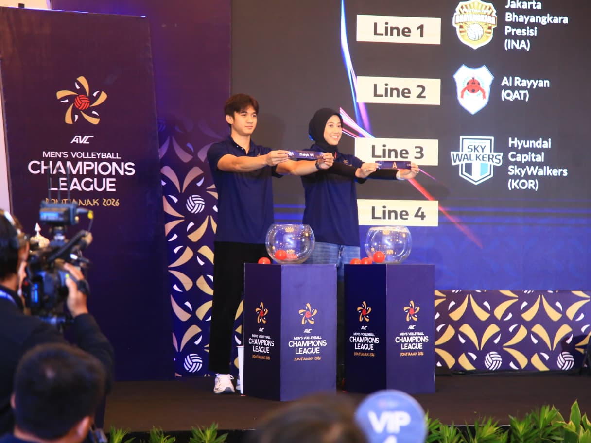 Indonesia Siap Gelar AVC Men’s Champions League 2026 di Pontianak, Momentum Kebangkitan Voli Asia