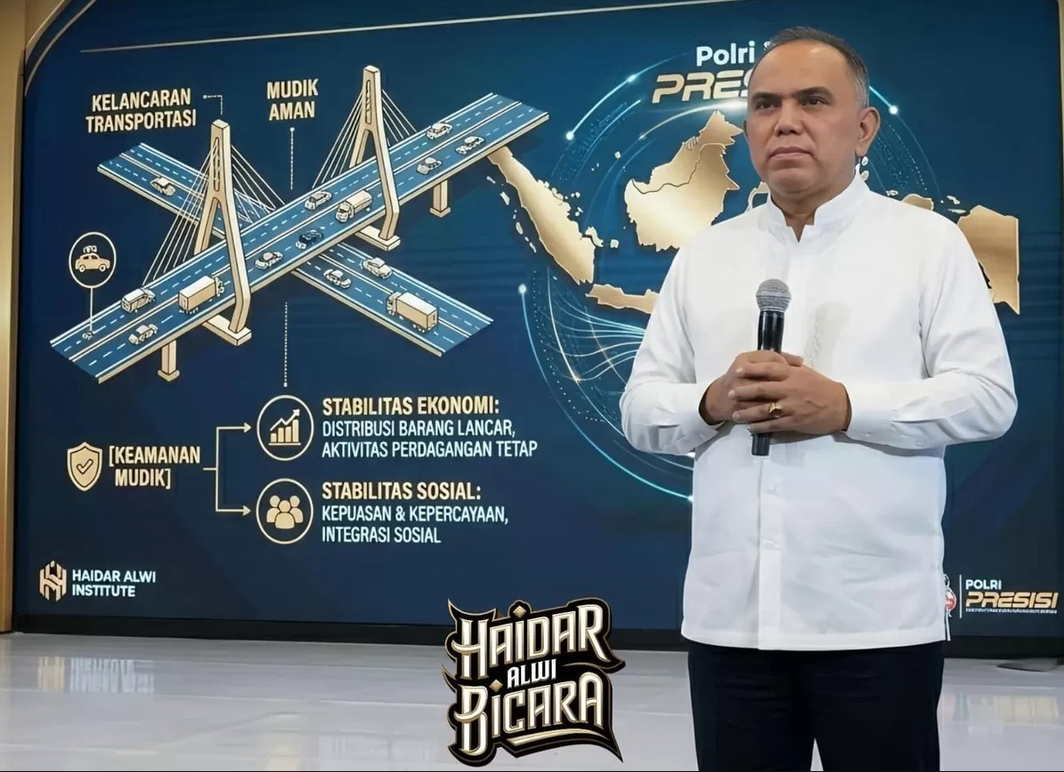 Haidar Alwi: Operasi Ketupat 2026 Bukti Nyata Presisi Kapolri, 85,3% Pemudik Puas