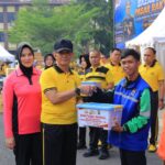 Polda Lampung Gelar Bazar, Pasar Rakyat, Olahraga Bersama, dan Bakti Sosial Sambut Hari Bhayangkara ke-80