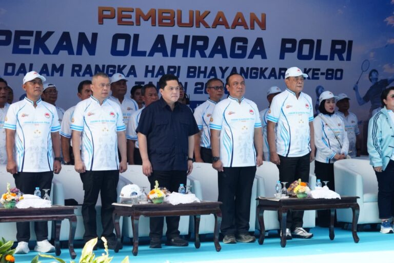 Menpora Erick Thohir Apresiasi Pekan Olahraga Polri 2026: Makin Banyak Event Olahraga, Makin Baik untuk Bangsa